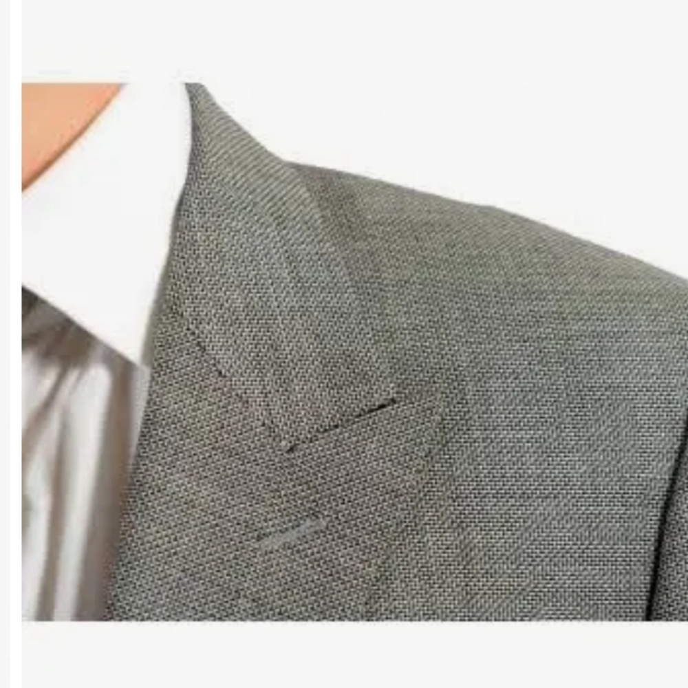 Versace Collection Mens Suit Set White & Lt Gray … - image 3